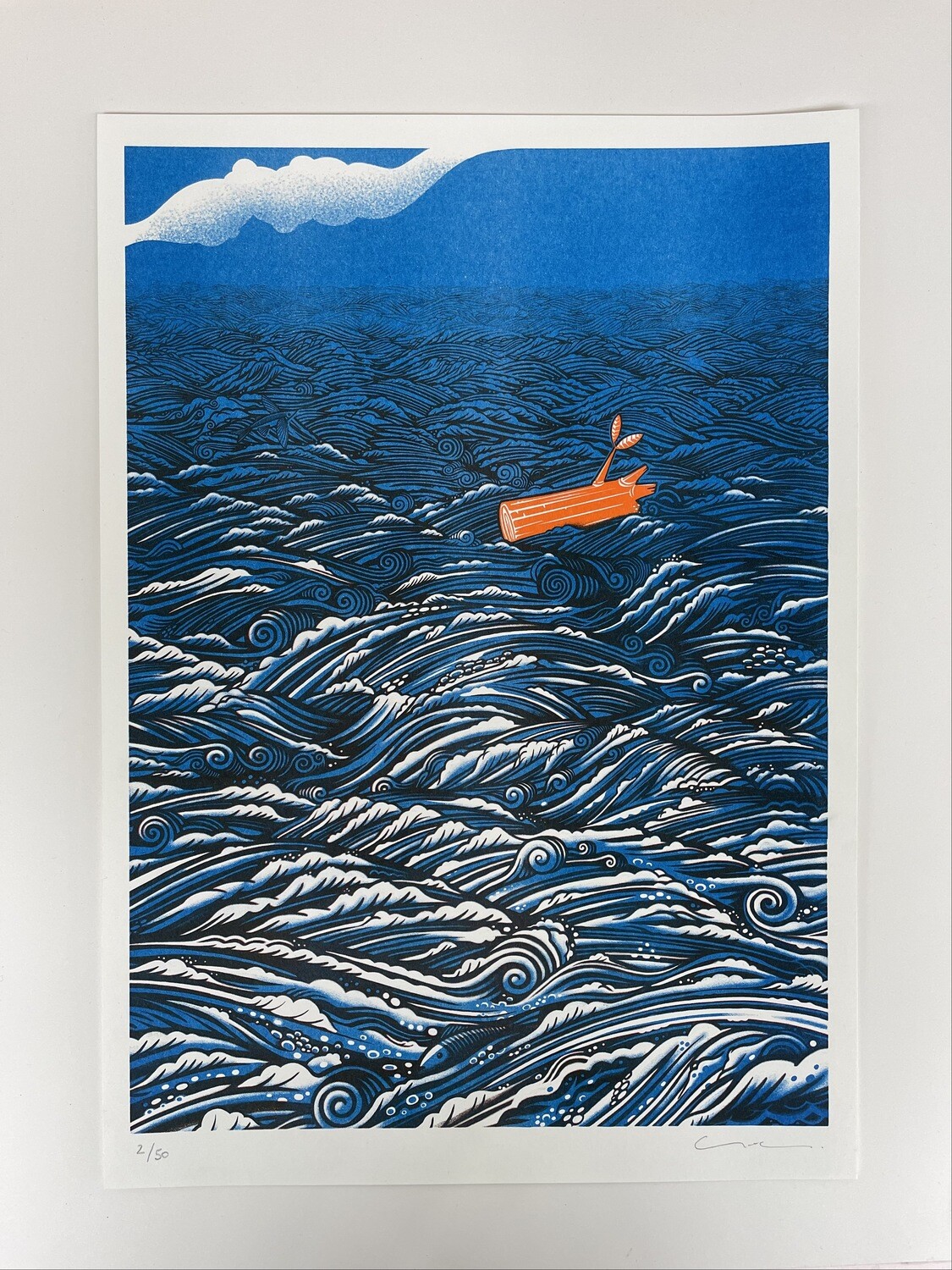 RISO Print A3 Peter Goes - POTM_dec 2021 - LE /50
