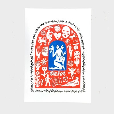 RISO Print A3 - K R A E Y  - POTM_feb 2022 - LE /50