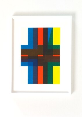 framed RISO Print A5 Jonas Nachtergaele /1 — 'waai'