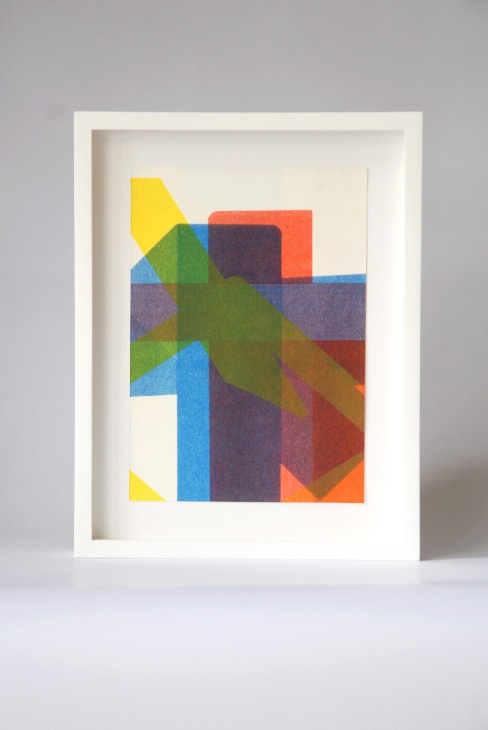 framed RISO Print A5 Jonas Nachtergaele /1 — 'Coloré 2'