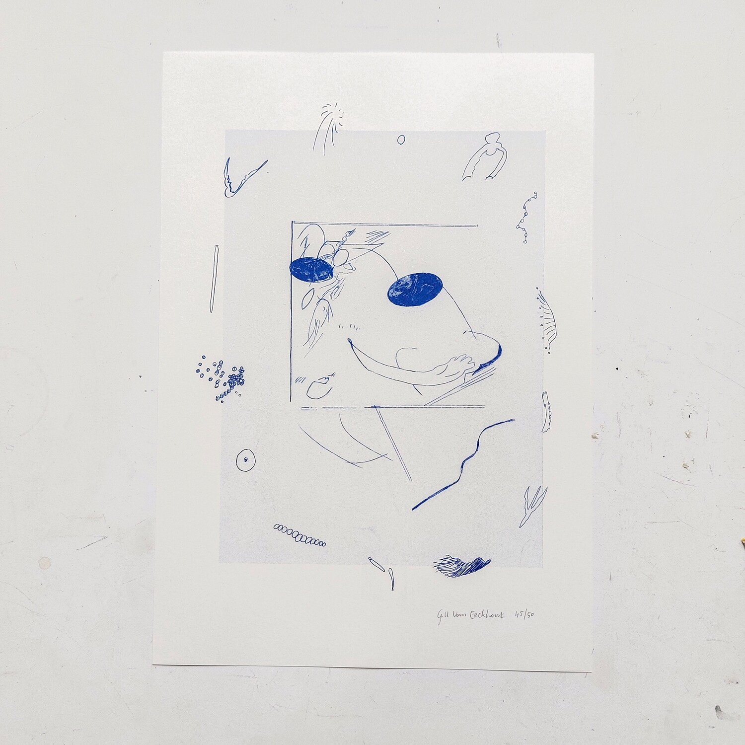 RISO Print - Gill Van Eeckhout - POTM_feb 2023 - LE /50