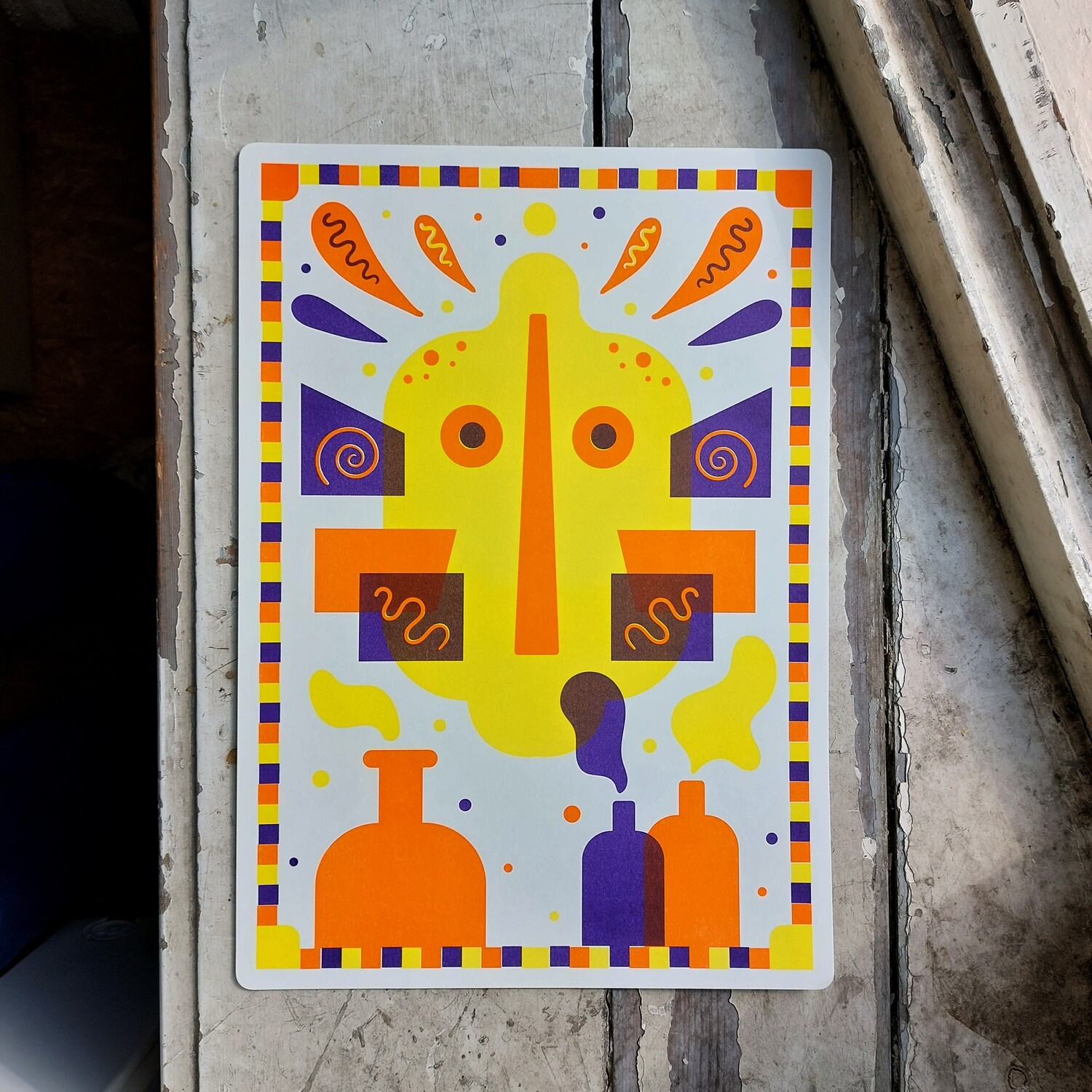 RISO  A3 by Lode Aydemir a.k.a. Warhoofd - LE /40