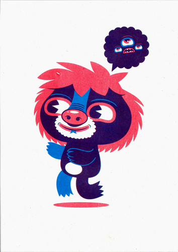 RISO Print A3 Bue limited edition /100 - Sold out