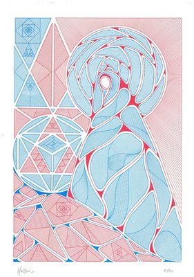 RISO Print A3 Hazul (Pt) - Walk & Talk 2012 - LE /100