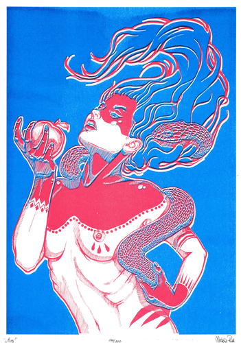 RISO Print A3 Natalia Rak (Pl) - Walk & Talk 2012 - LE /100