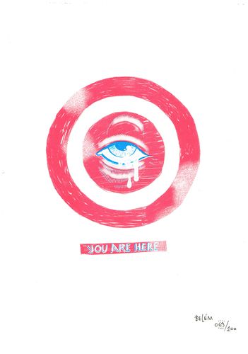 RISO Print A3 Mário Belém (Pt) - Walk & Talk 2012 - LE /100