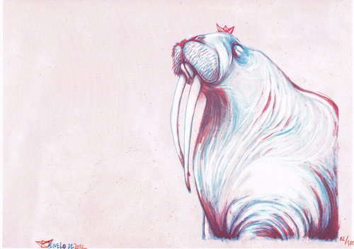RISO Print A3 - Penelope Deltour - LE /100