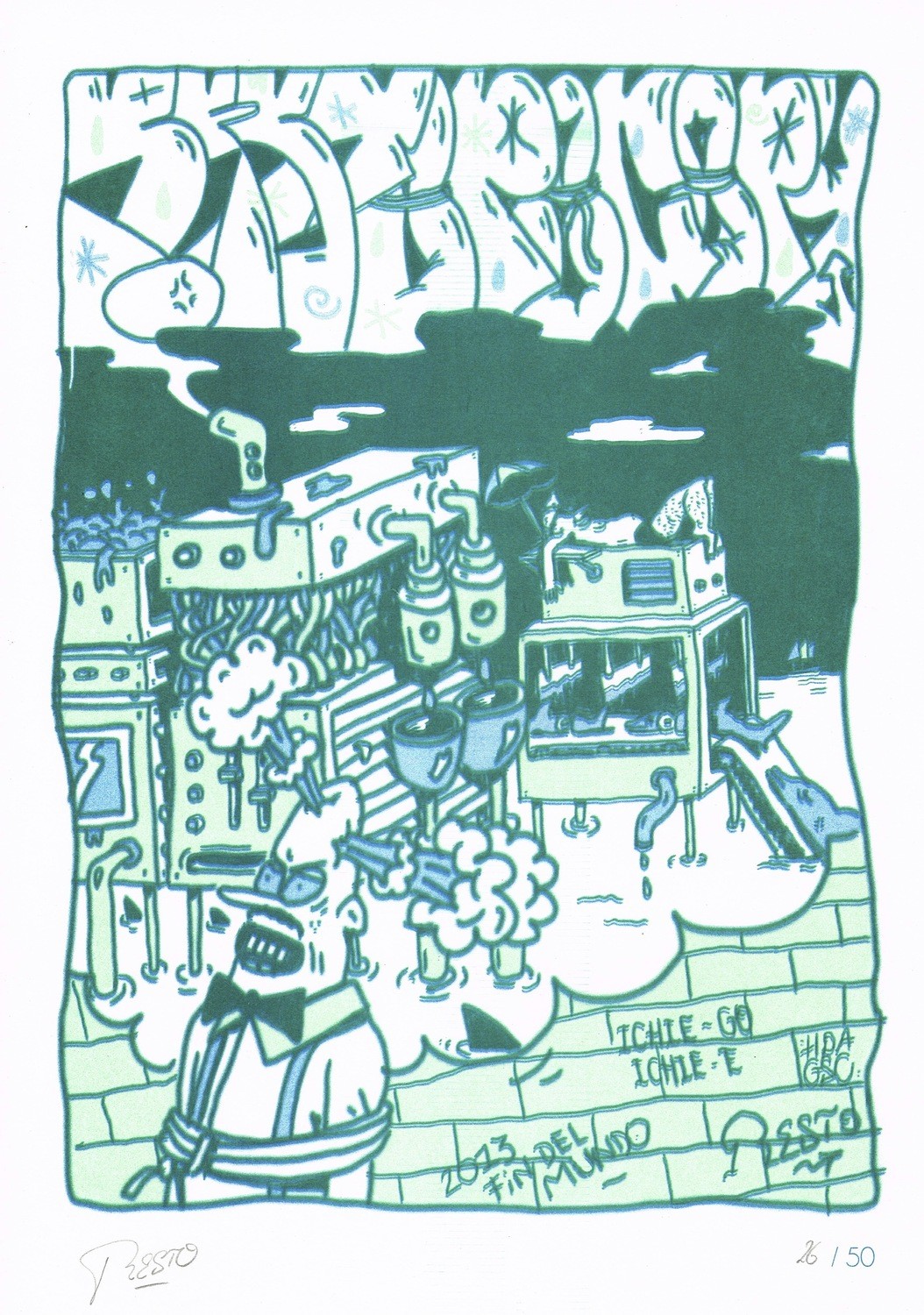 RISO Print A3 Resto limited edition /50
