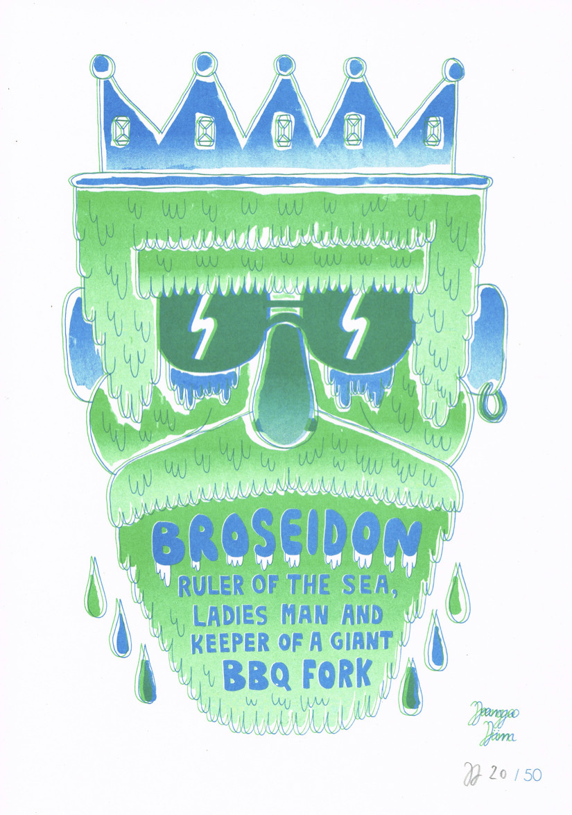 RISO Print A3 Jangojim limited edition /50
