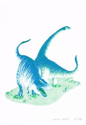 RISO Print A3 Emmeline Geiregat limited edition /50