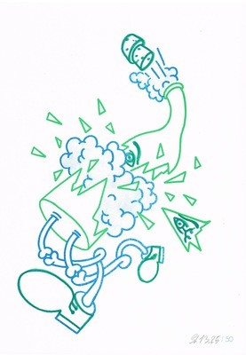 RISO Print A3 Simon Laureyns limited edition /50