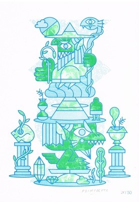 RISO Print A3 Pointdextr limited edition /50