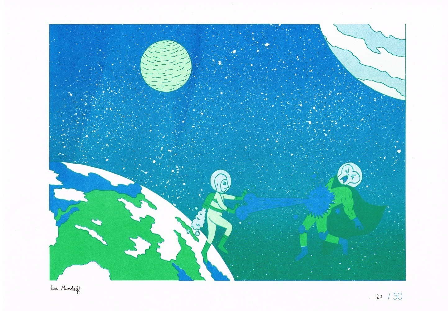 RISO Print A3 Eva Mundorff limited edition /50