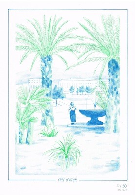 RISO Print A3 Mayken Craenen limited edition /50