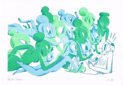RISO Print A3 Charlotte Dumortier limited edition /50