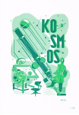 RISO Print A3 Jan Van der Veeken limited edition /50 - SOLD OUT