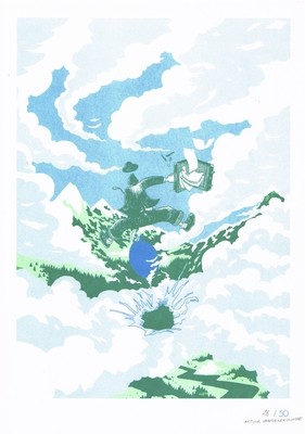 RISO Print A3 Hank Quinlan limited edition /50