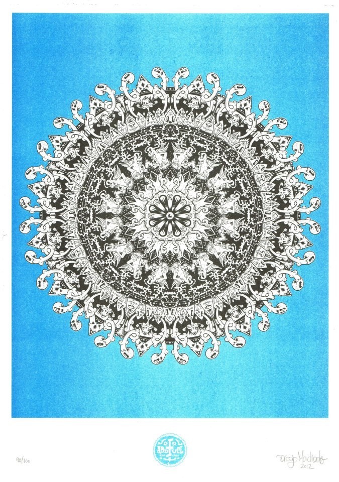 RISO Print A3 add fuel to the fire a.k.a. Diogo Machado (Pt) - Walk & Talk 2012 - LE /100