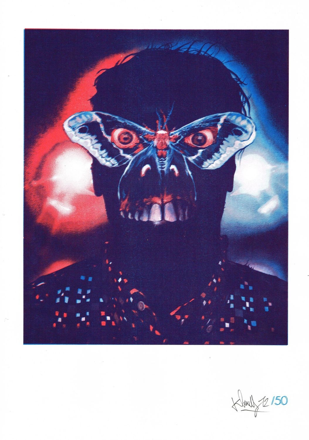 RISO Print A3 Klaas Van der Linden limited edition /50
