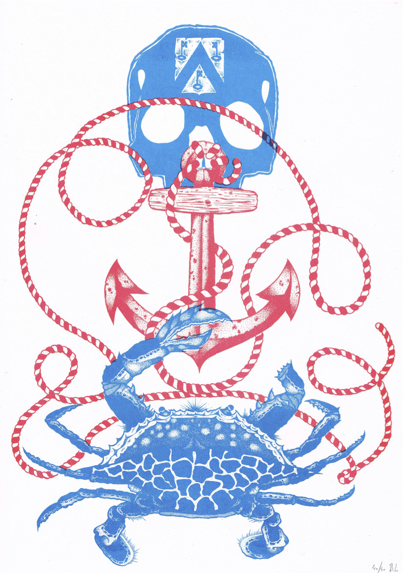 RISO Print A3 PiracyLeague - LE /40