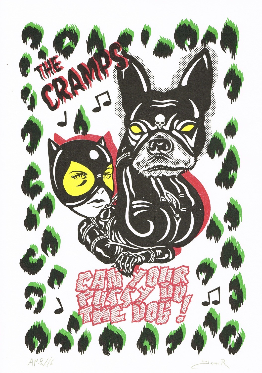 RISO Print A3 by Jesse R. /50 - Tribute to “the Cramps” - Sold Out