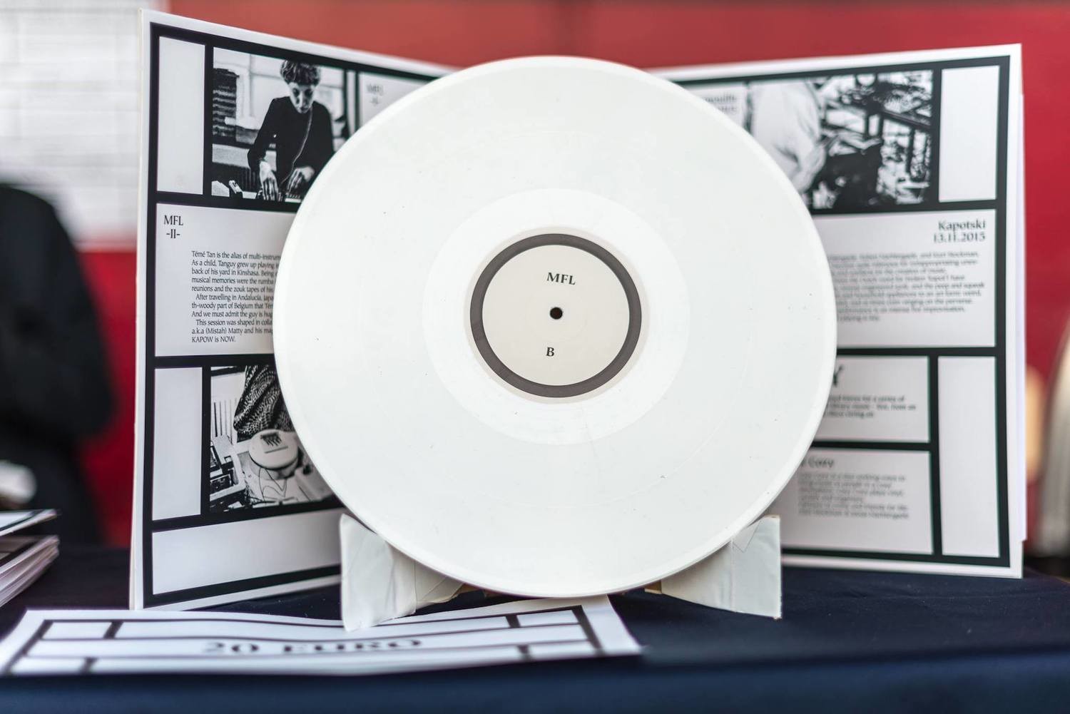 Music For Library - limited edition white vinyl /250