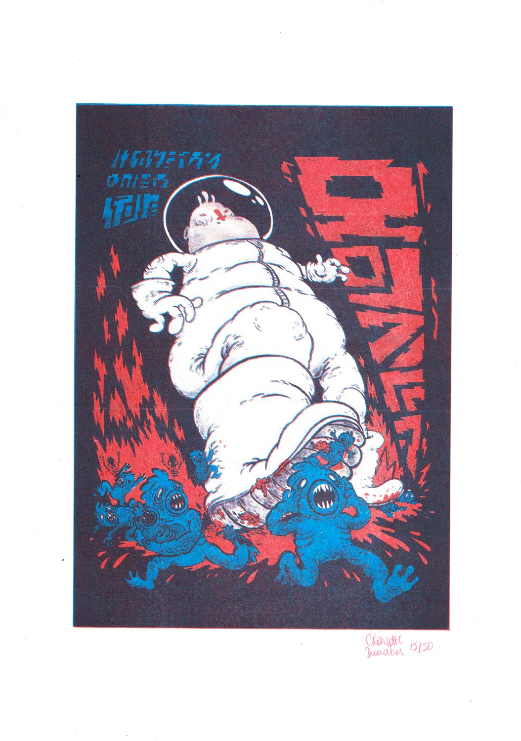 RISO Print A3 charlotte dumortier PIXELPANDA - LE / 50