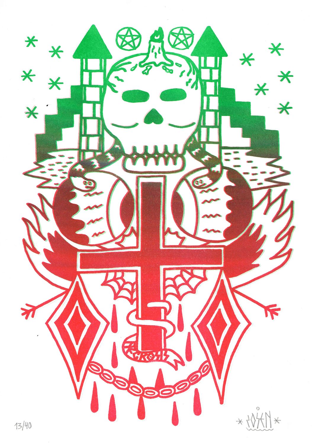 RISO Print A3 Zosen (Es) - limited edition /40