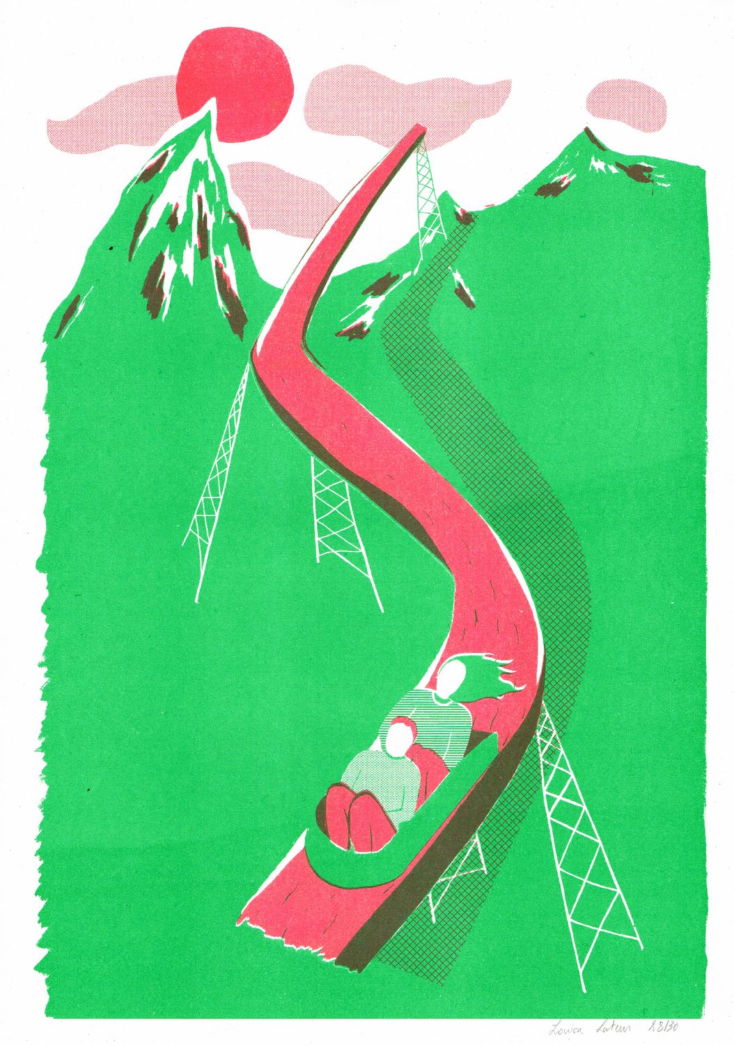 RISO Print A3 Louise Lateur - LE /30