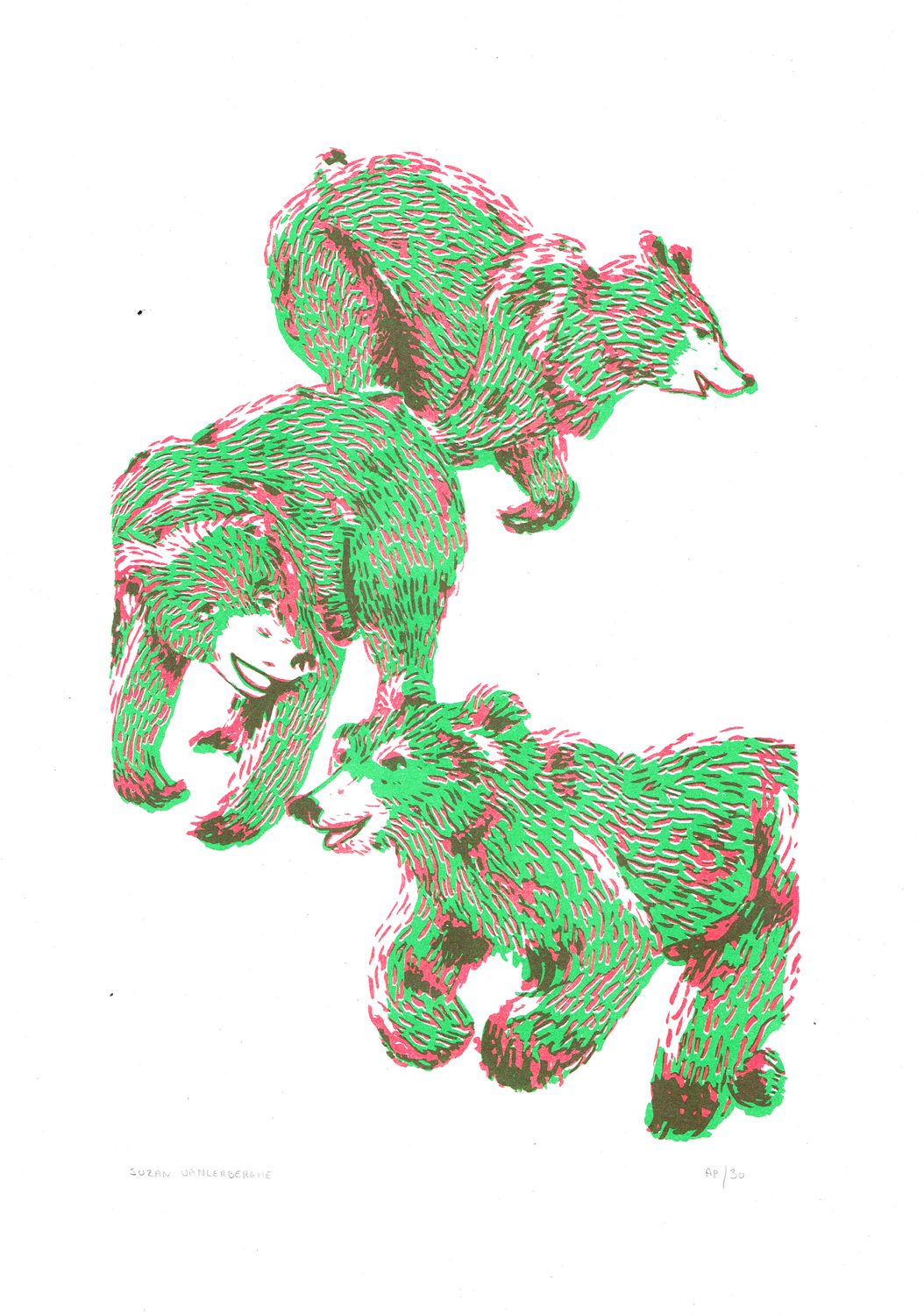 RISO Print A3 Suzan Vanlerberghe - LE /30