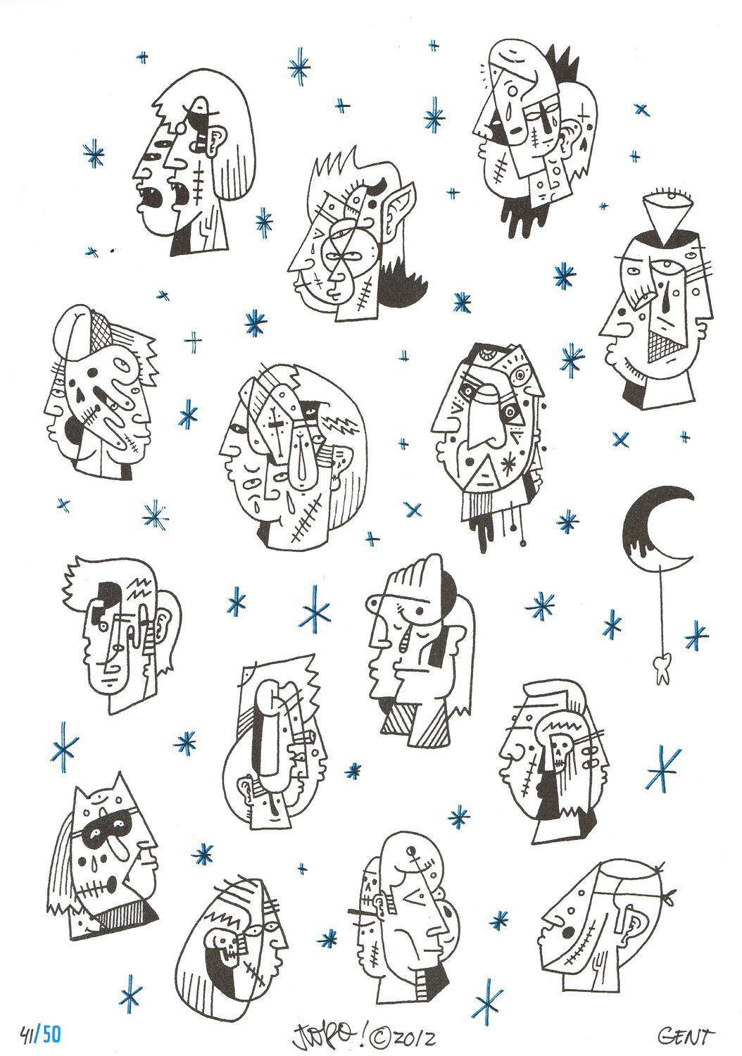 RISO Print A3 Topo (BE/VZ) - LE /50