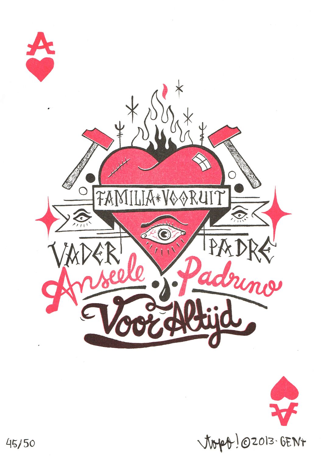 RISO Print A3 Topo 2013 - LE /50