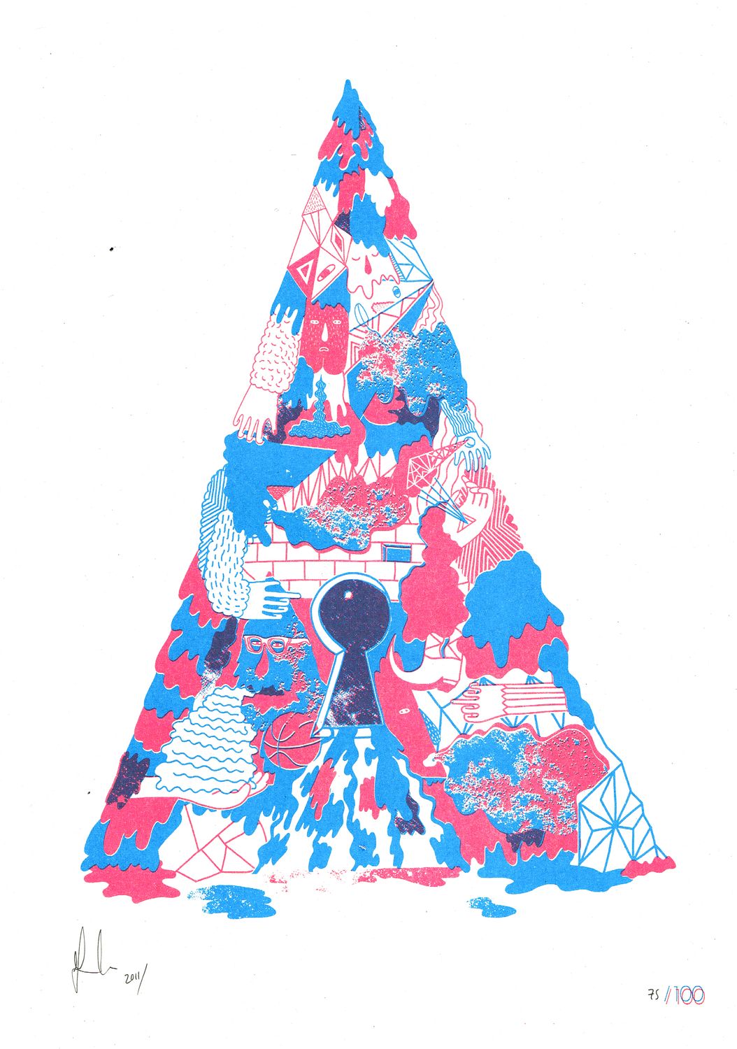 RISO Print A3 Martin Allais limited edition /100