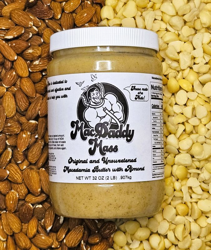 Unsweetened Macadamia Butter with Almond