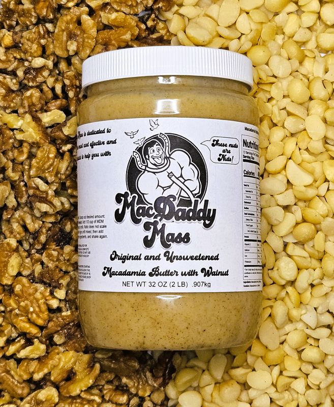 Unsweetened Macadamia Butter with Walnut