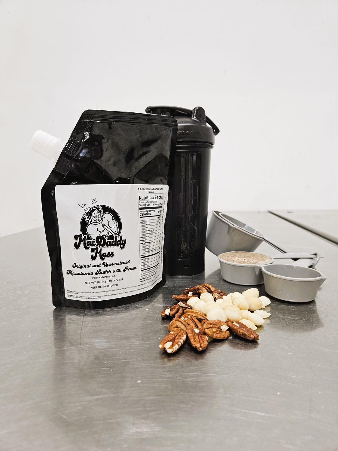 Macadamia Butter with Pecan 1lb 1 Week Supply