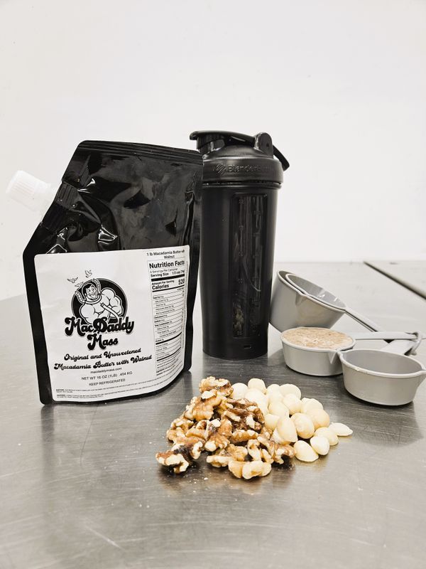 Macadamia Butter with Walnut 1lb 1 Week Supply