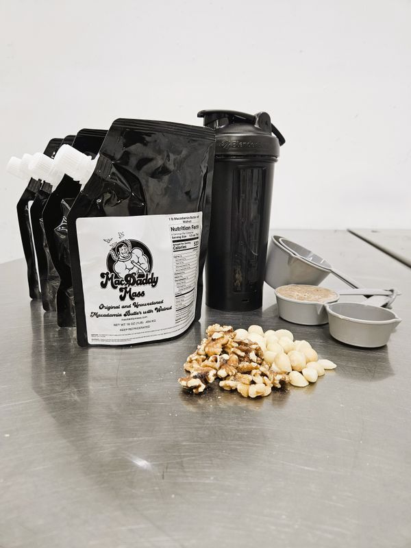 Macadamia Butter with Walnut 1lb 4 Week Supply