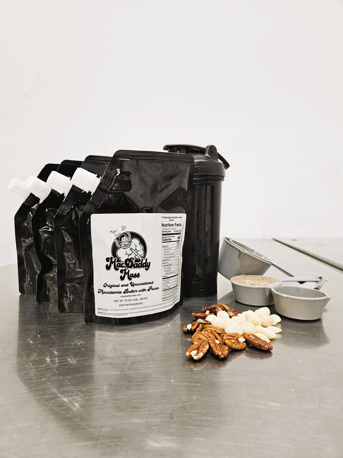 Macadamia Butter with Pecan 1 lb 4 week Supply