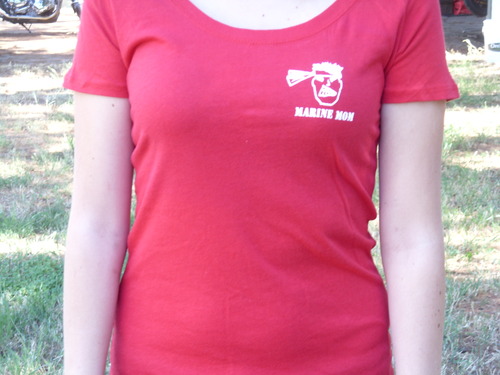 Marine Mom Shirt - Friday Red