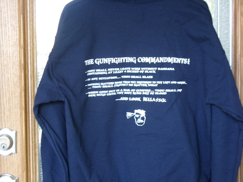 Gunfighting Commandments Hoodie