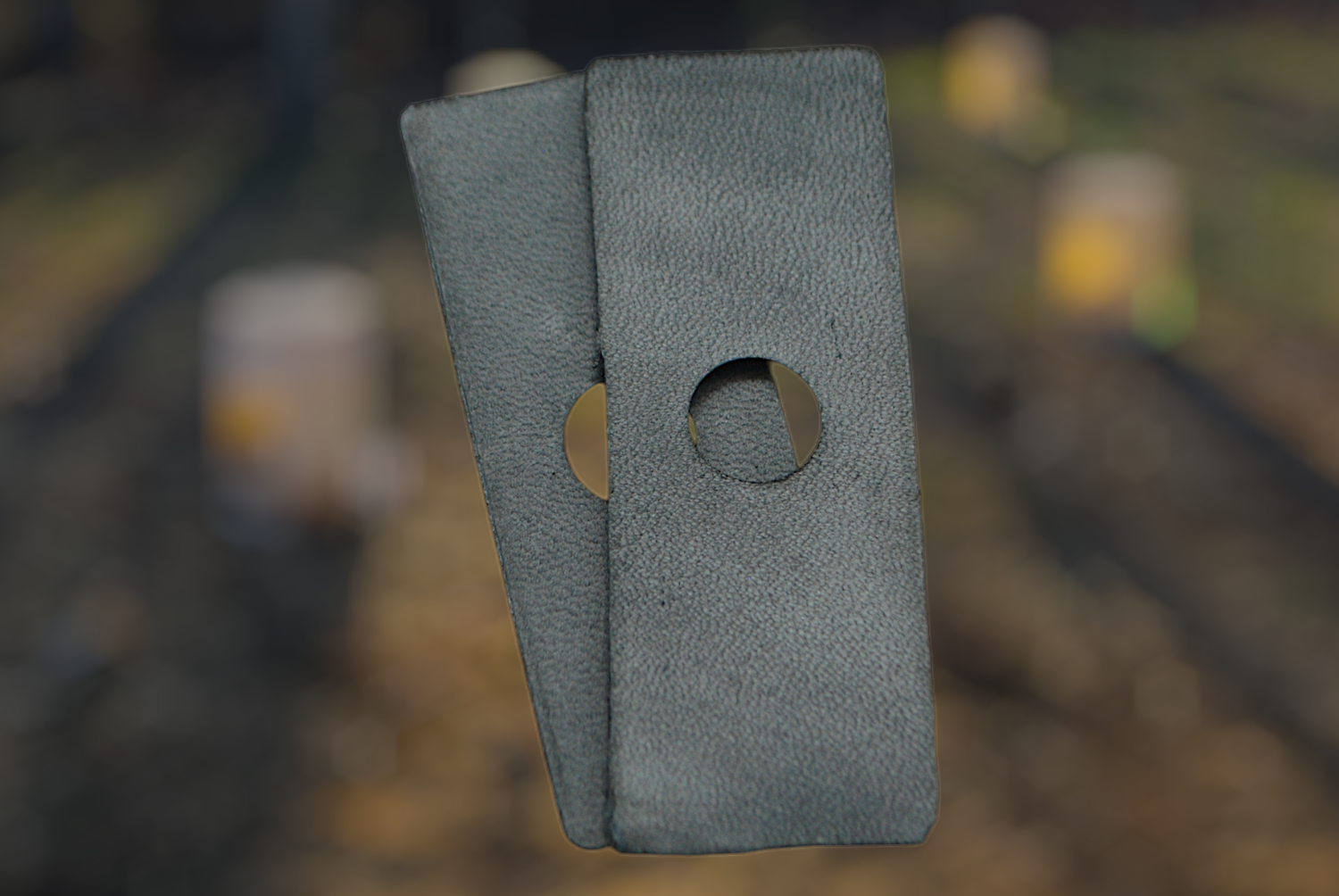 Light Grey Patterned Leathers