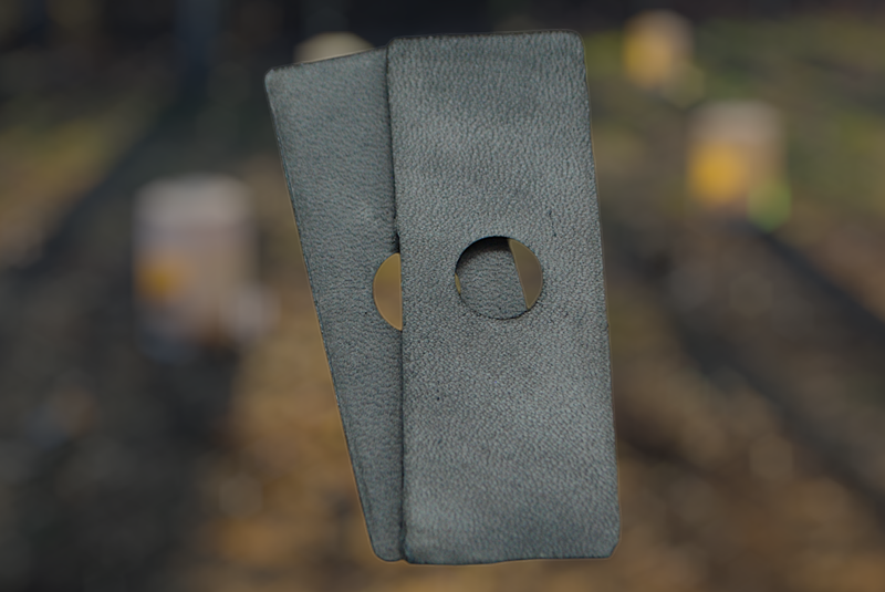 Light Grey Patterned Leathers