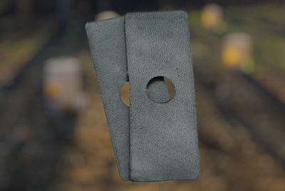 Light Grey Patterned Leathers