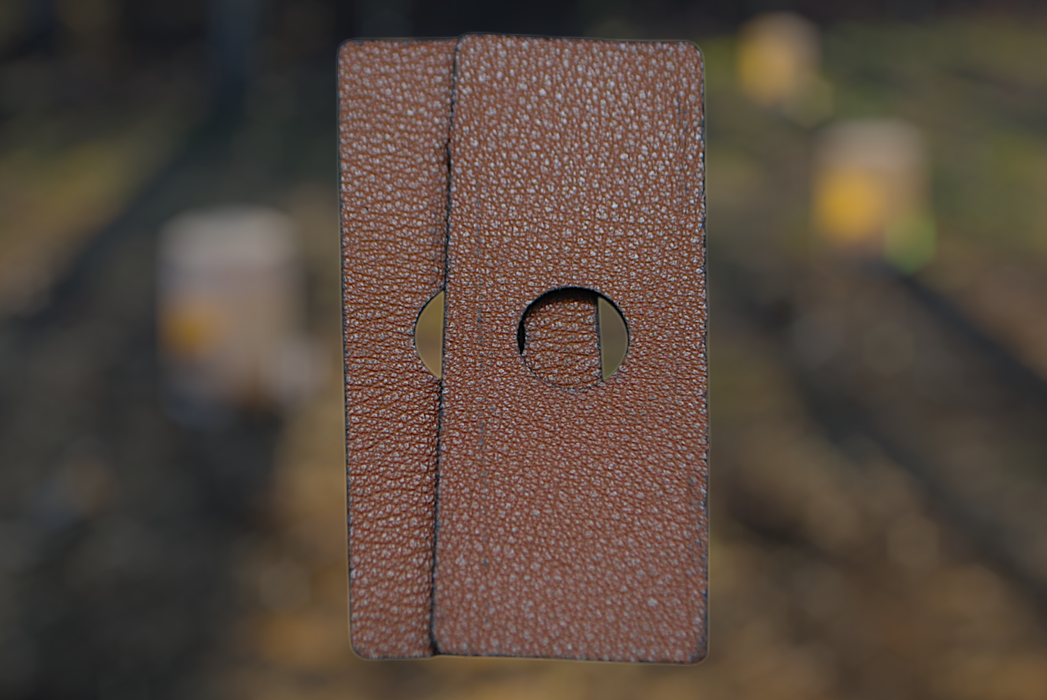 Brown Patterned Leathers