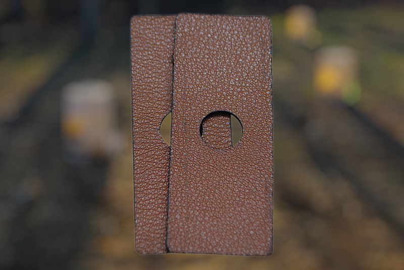 Brown Patterned Leathers