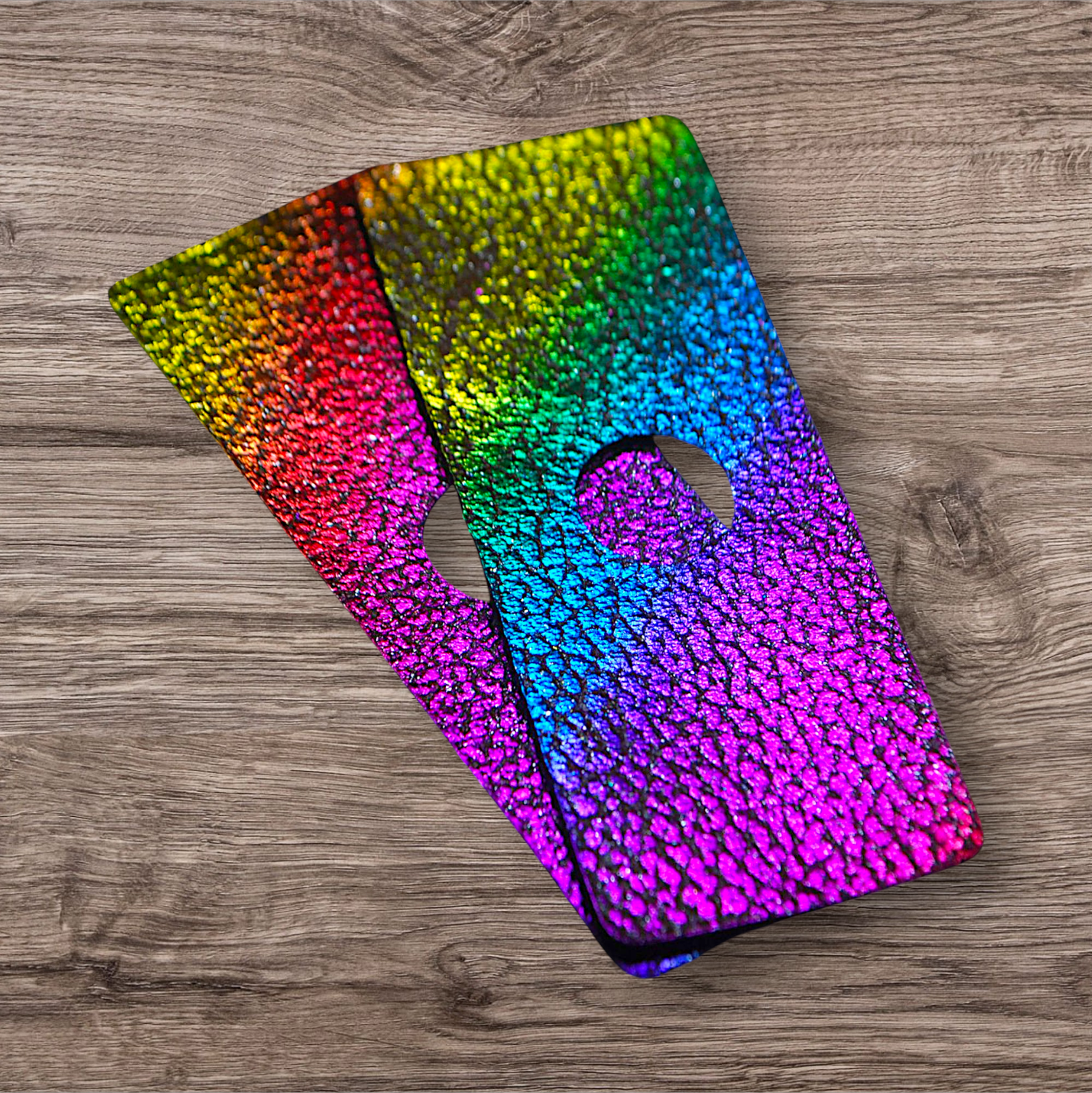 No. 29 – Multi-Color Reflective Pebble Leathers