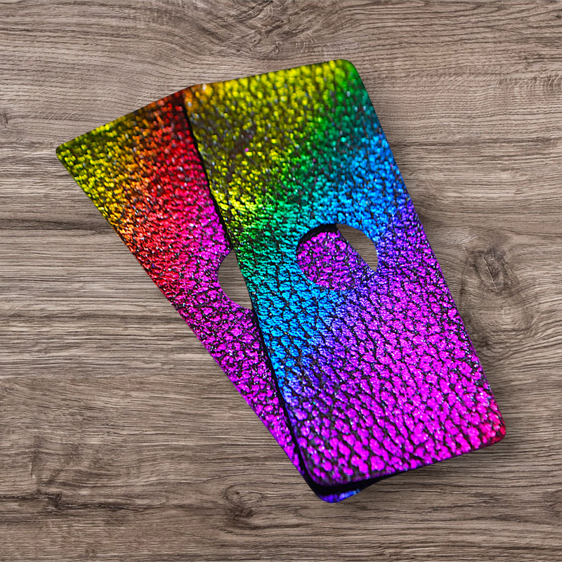 No. 29 – Multi-Color Reflective Pebble Leathers