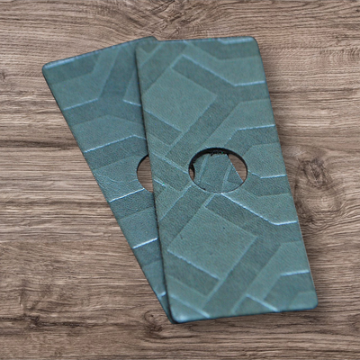 No. 16 – Geometric Embossed Leathers