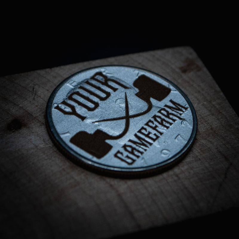 Custom Engraved – Gamefowl Coin & Pendant Necklace